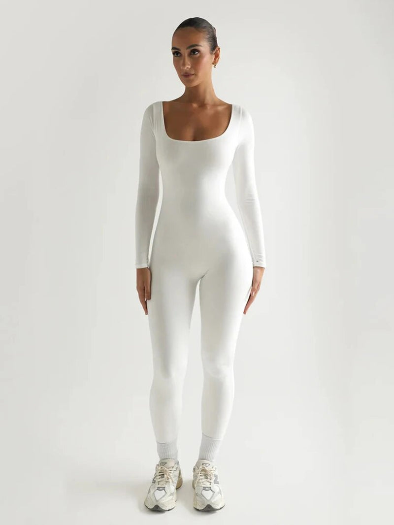 Yoga Jumpsuit Long-Sleeved