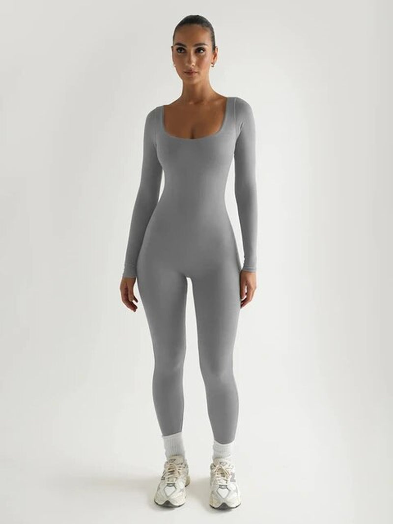 Yoga Jumpsuit Long-Sleeved
