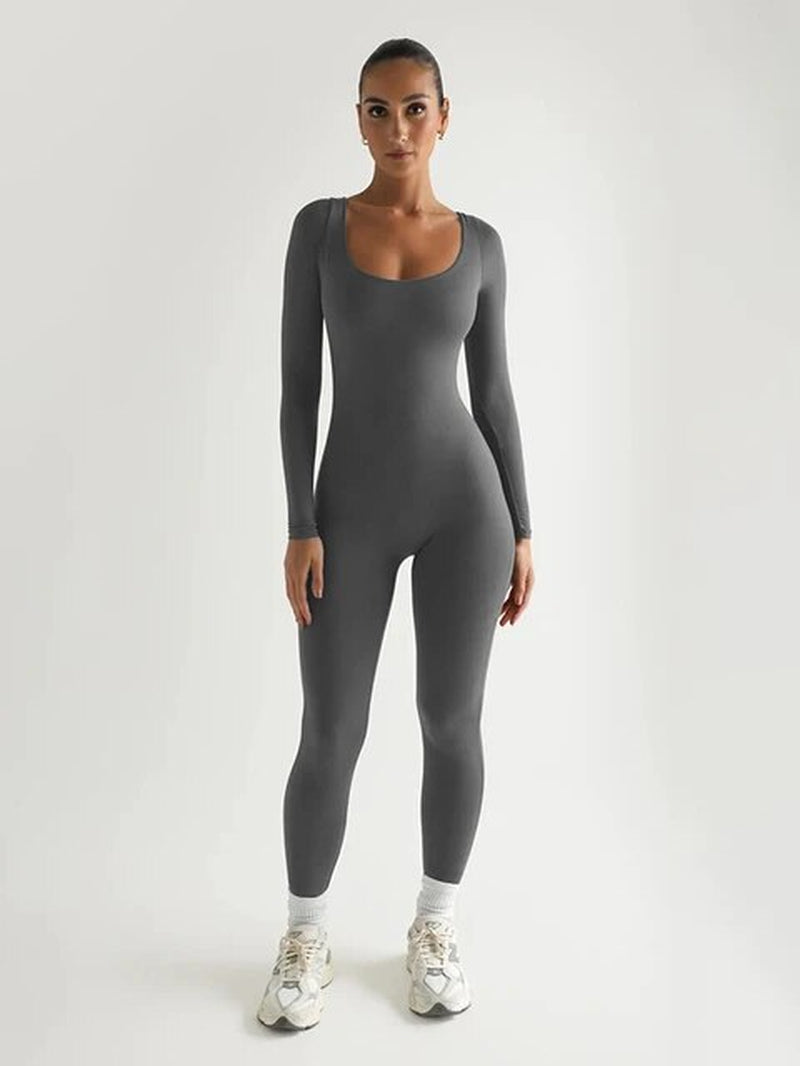 Yoga Jumpsuit Long-Sleeved
