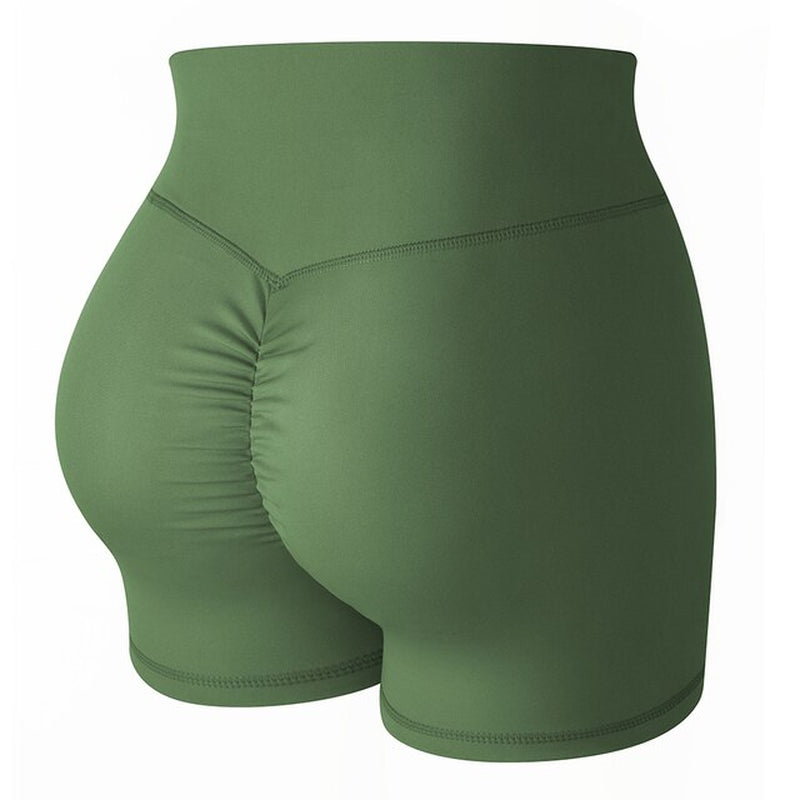 Women High Waist Workout Gym Shorts