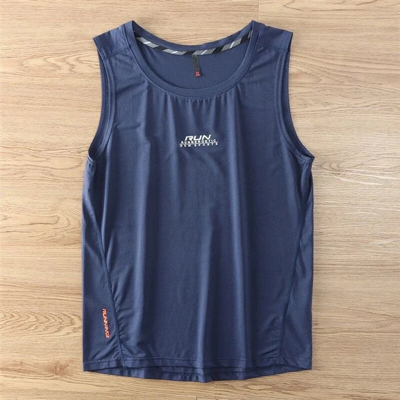 Workout Tank Top Men Sleeveless Shirt Running Vest Men Workout Clothing Running Singlets Men Summer Vest for Men Cycling Tops