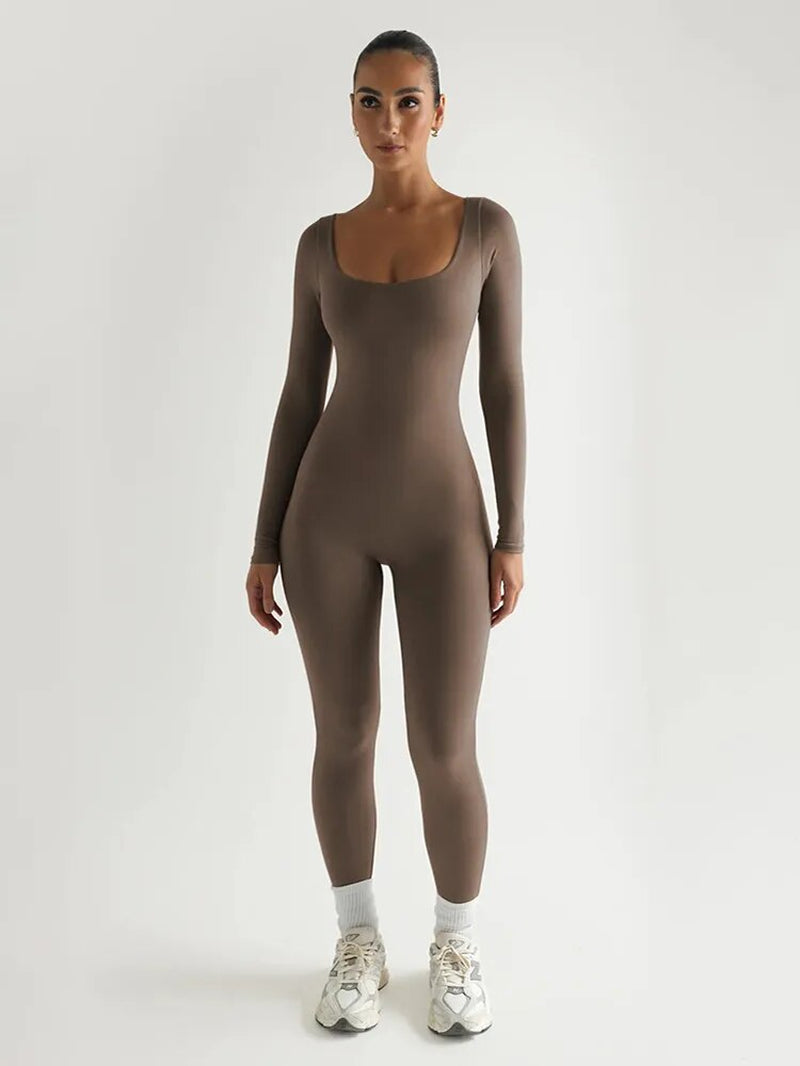 Yoga Jumpsuit Long-Sleeved
