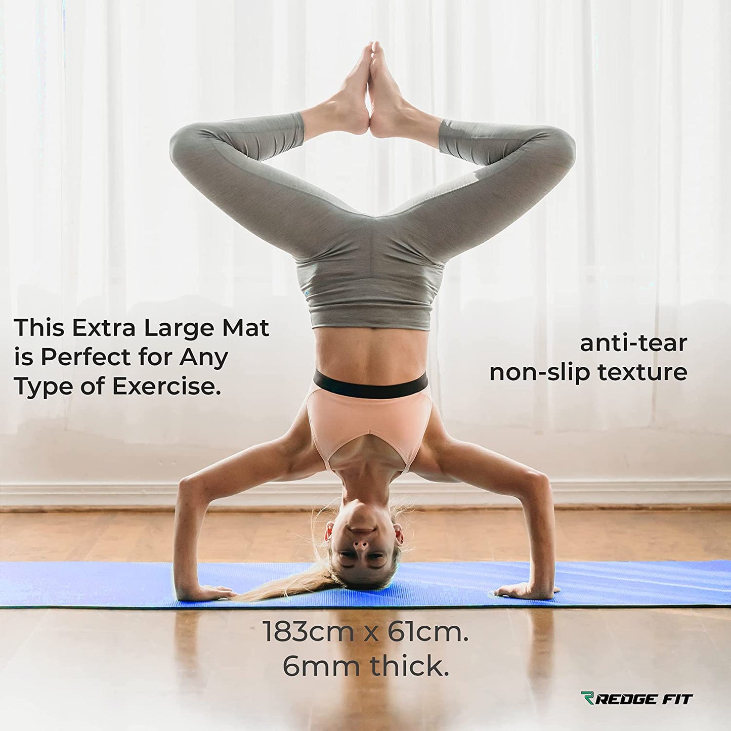 ™ Double Sided Workout Mat with Carrying Straps