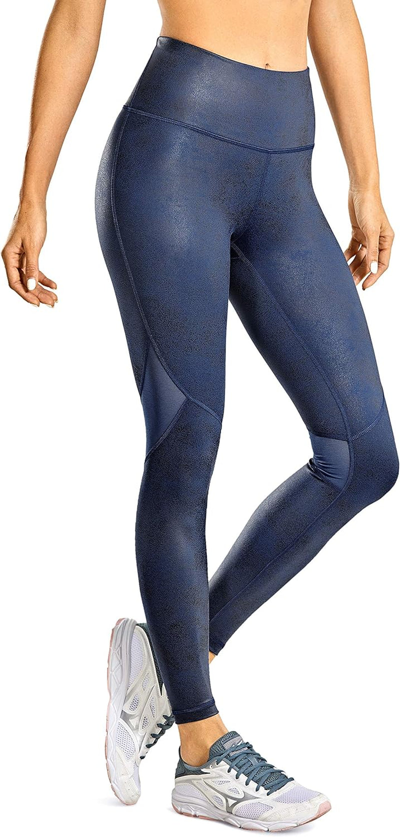 Faux Leather Workout Leggings