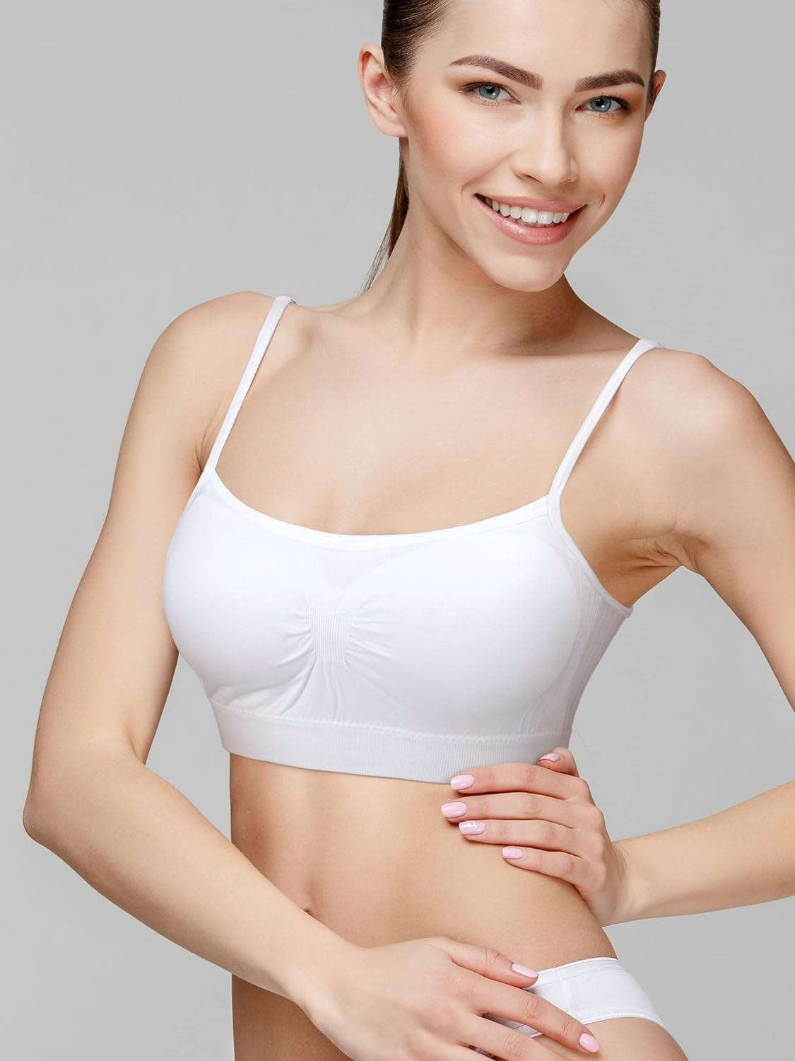 4 Pieces Bralette Neck Sports Bra