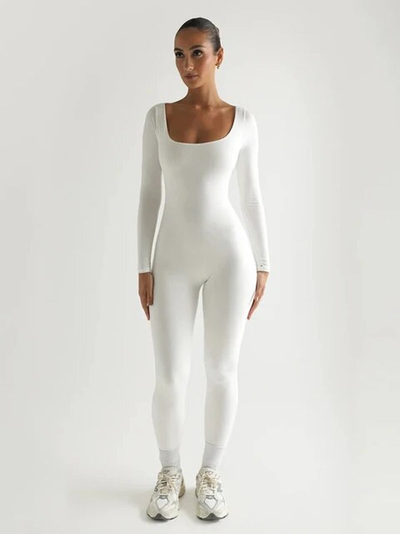 Yoga Jumpsuit Long-Sleeved