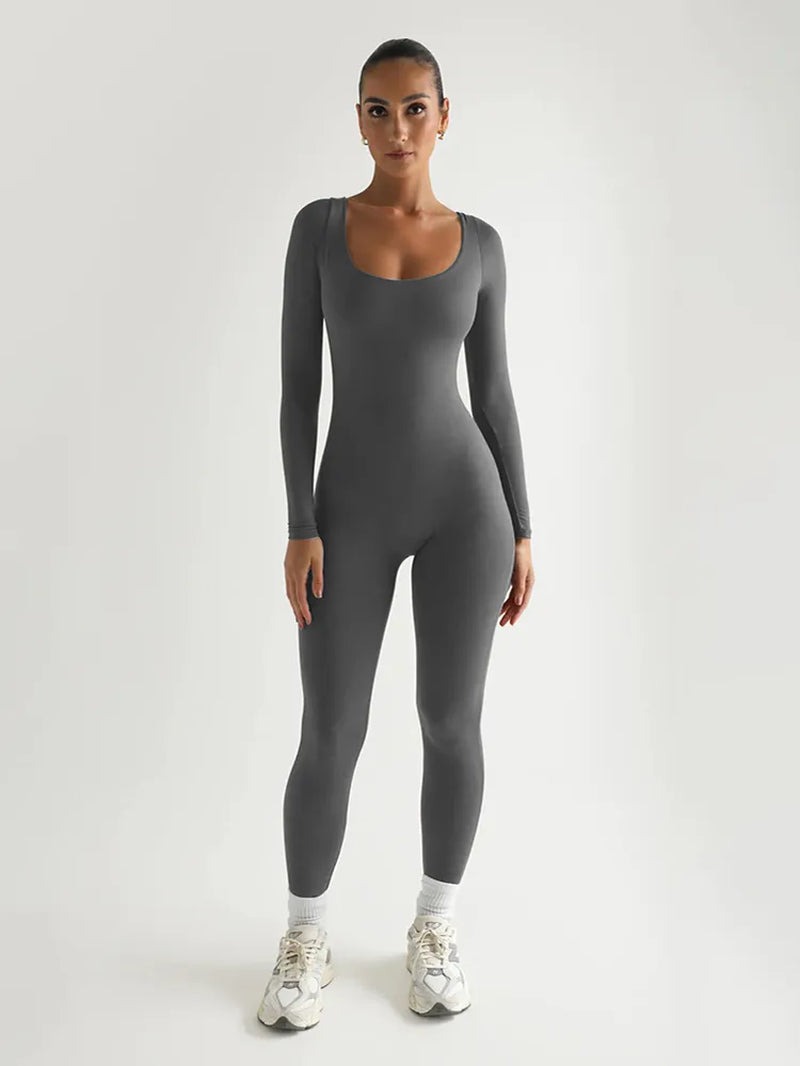 Yoga Jumpsuit Long-Sleeved