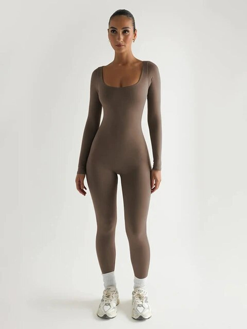 Yoga Jumpsuit Long-Sleeved