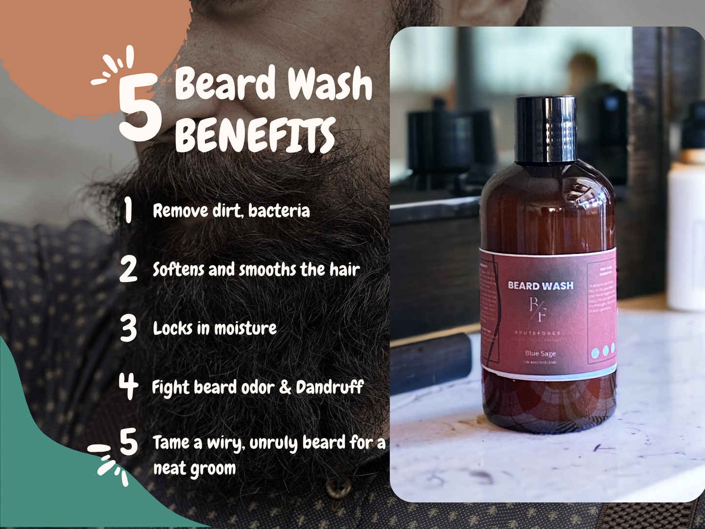 Beard Wash | Beard Shampoo | Beard Cleanser