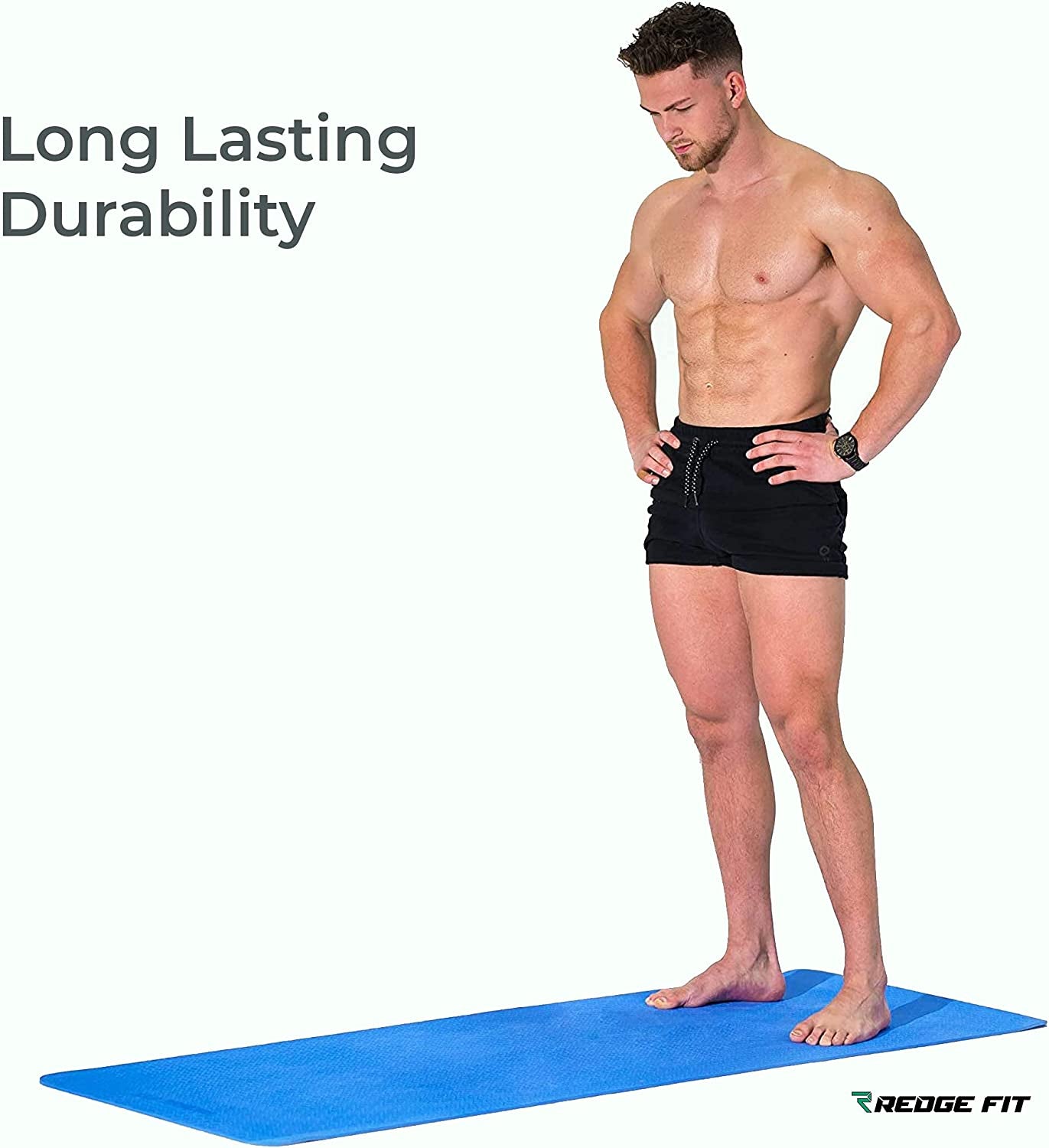 ™ Double Sided Workout Mat with Carrying Straps 