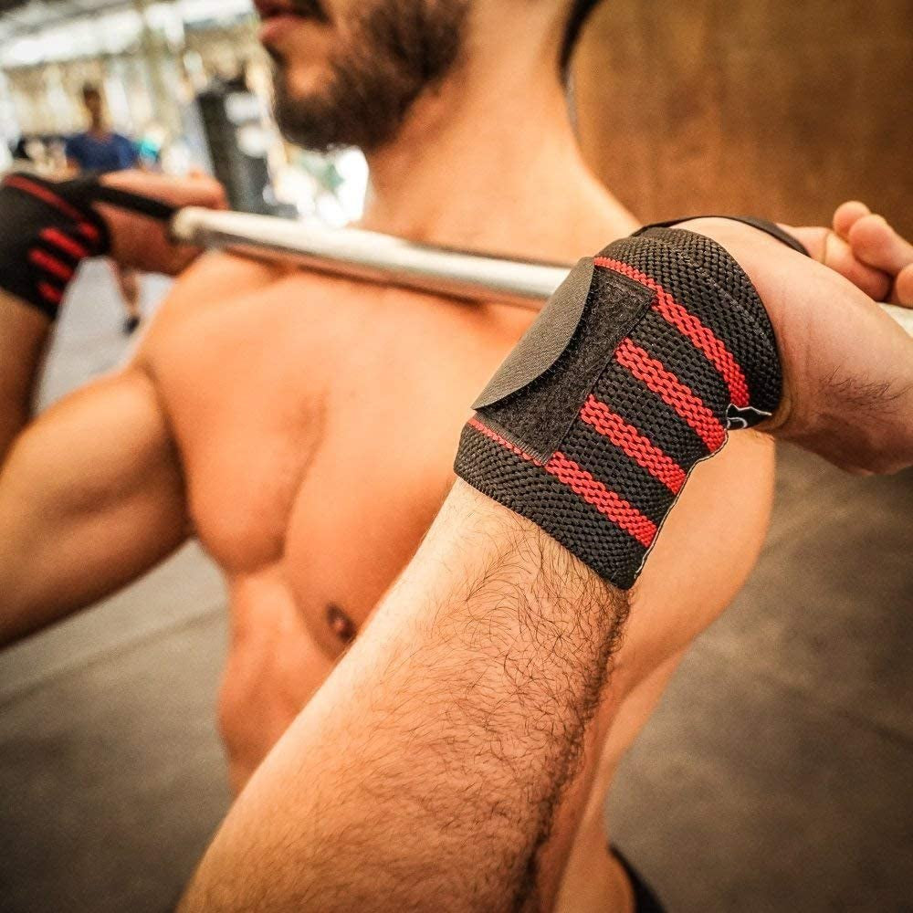 Wrist Wraps & Straps for Gym & Weightlifting 