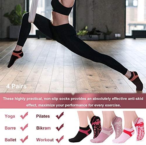 Non Slip Yoga Socks Size 5-10