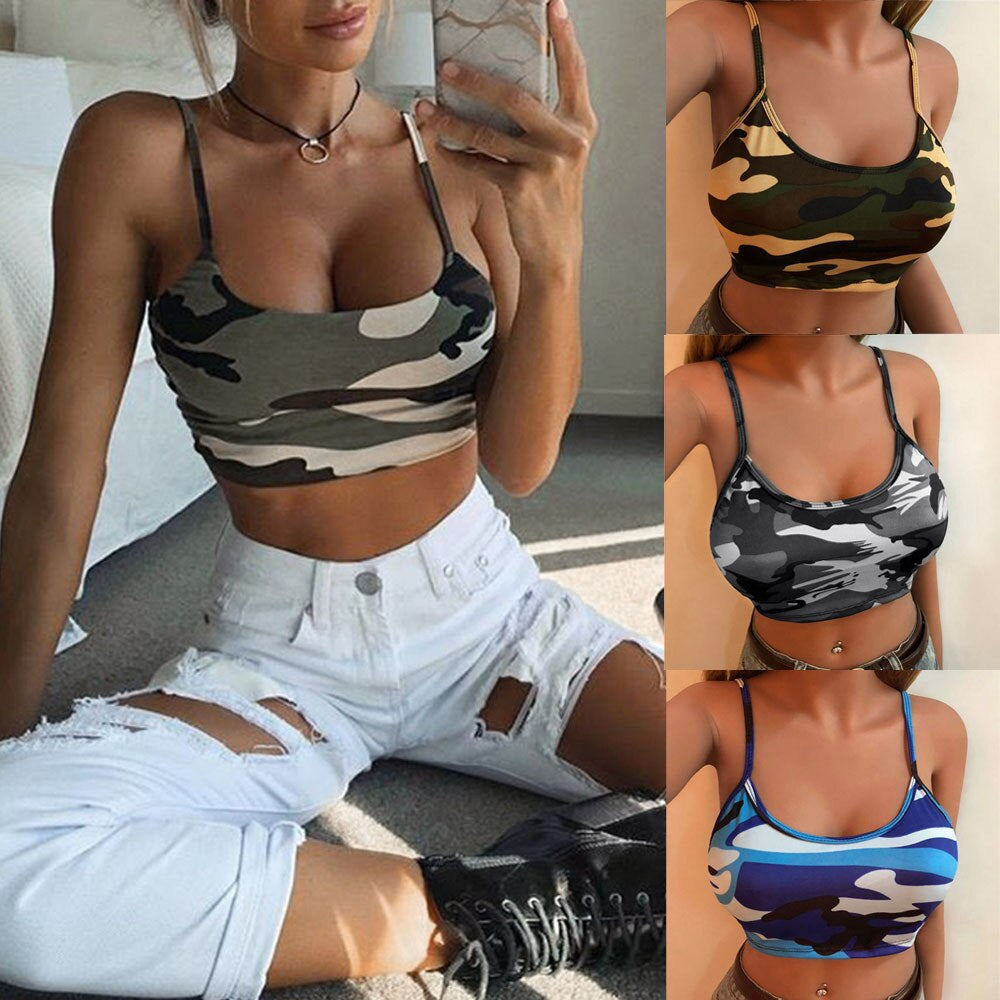 Crop Top Women Sports Bra