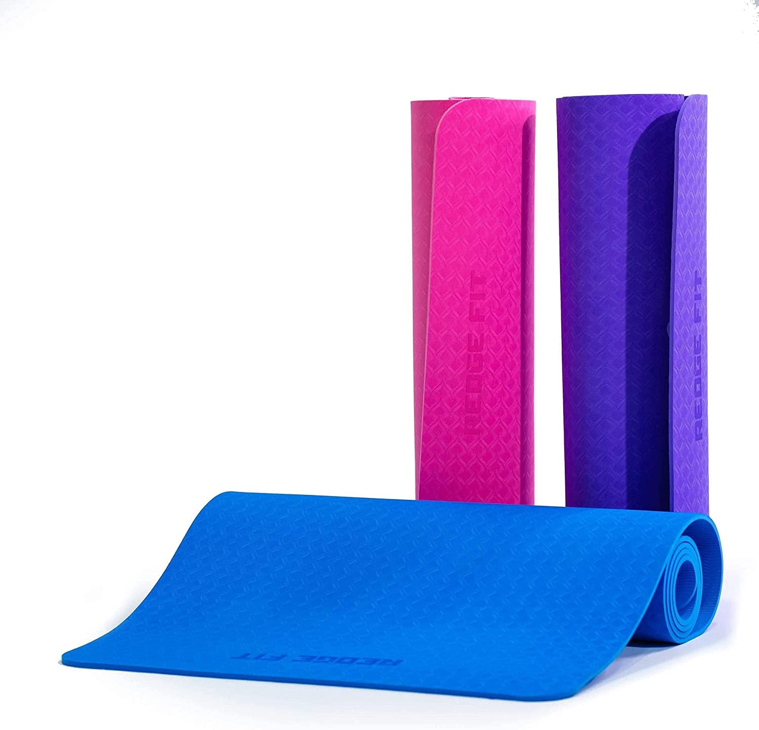 ™ Double Sided Workout Mat with Carrying Straps 