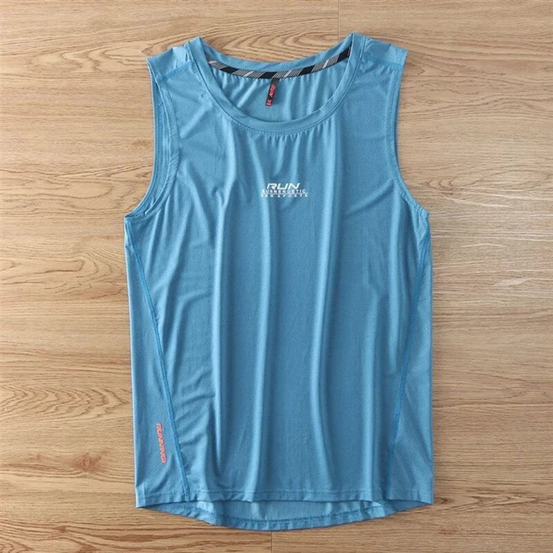 Workout Tank Top Men Sleeveless Shirt Running Vest Men Workout Clothing Running Singlets Men Summer Vest for Men Cycling Tops