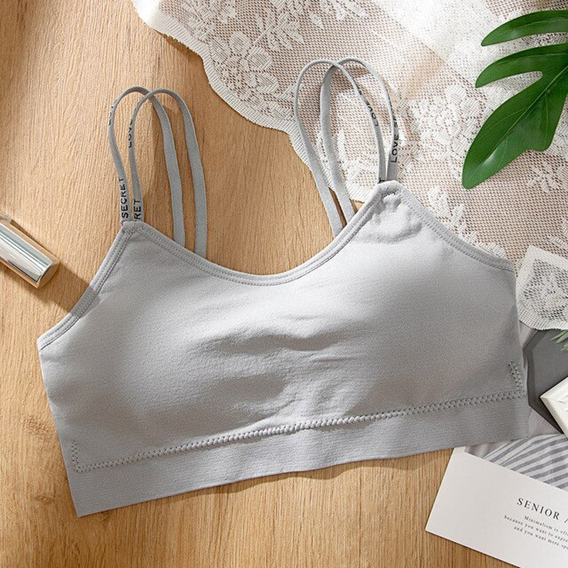 Thin Shoulder Strap Sports Bra