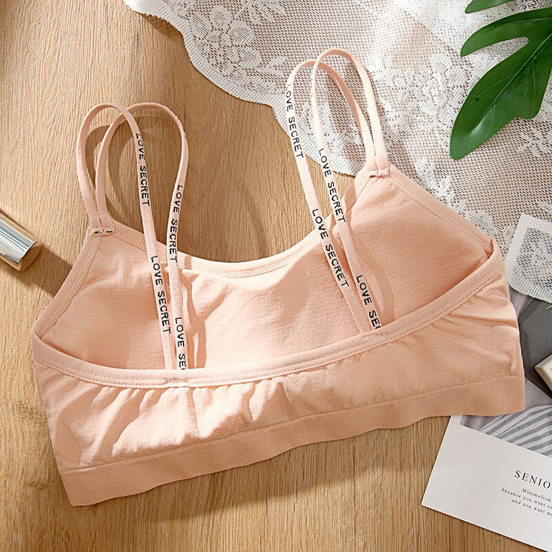 Thin Shoulder Strap Sports Bra