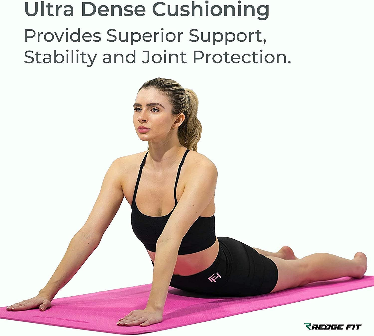 ™ Double Sided Workout Mat with Carrying Straps 